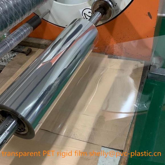 PET sheet for vacuum forming